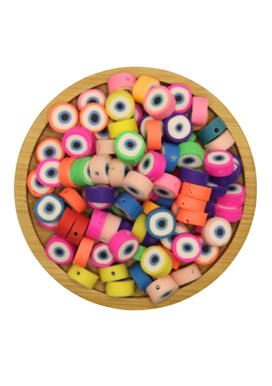 Miçanga EMBORRACHADA  OLHO GREGO COLORIDO