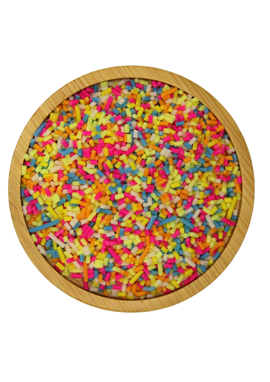 CONFETE GRANULADO COLORIDO