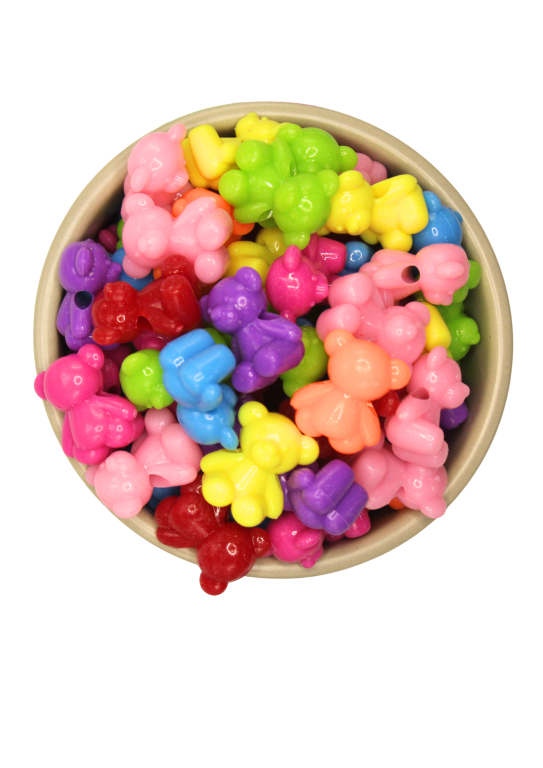 Miçanga COLORIDA ENTREMEIO URSO