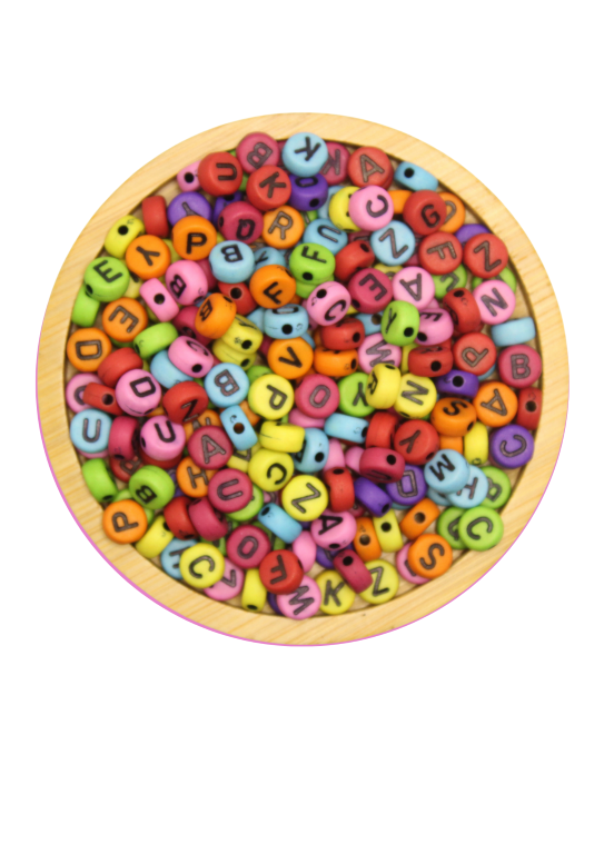 LETRINHA COLORIDAS ALFABETO