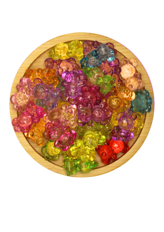 Miçanga COLORIDA TRANSLÚCIDA URSO