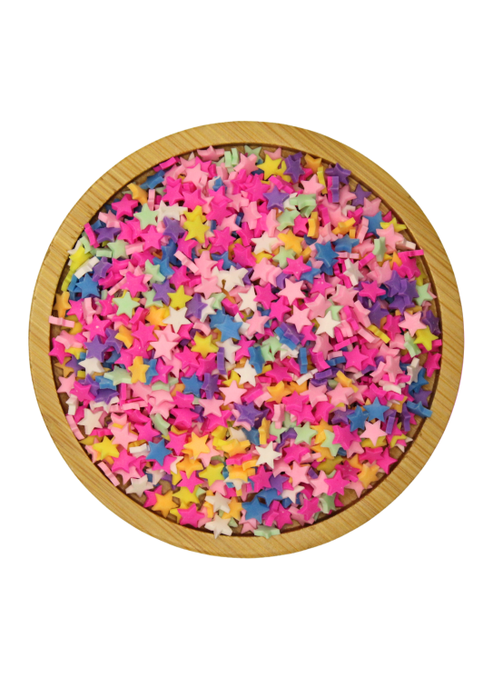 CONFETE GRANULADO ESTRELA