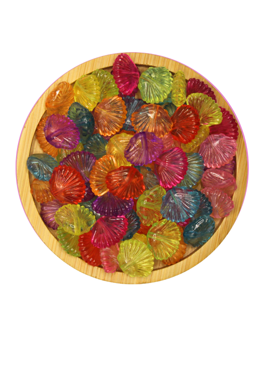Miçanga COLORIDA TRANSLÚCIDA CONCHA