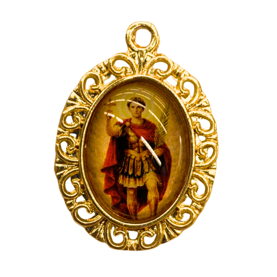 MEDALHA RESINADA DE SANTO EXPEDITO