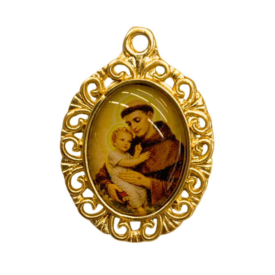 MEDALHA RESINADA DE SANTO ANTONIO